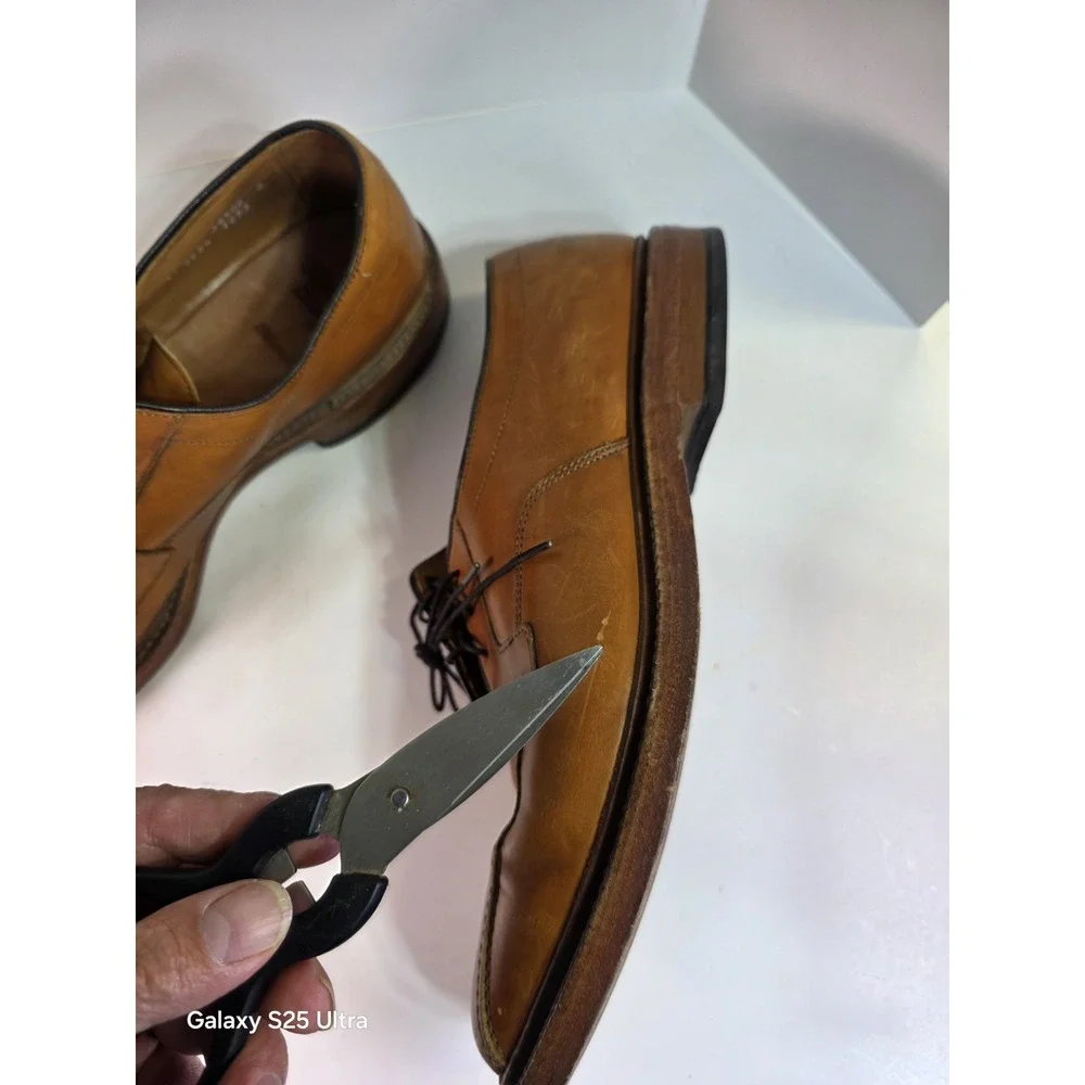 Allen Edmonds Hillcrest Men's Dress‎ Shoes Size 11 D Leather Walnut Brown